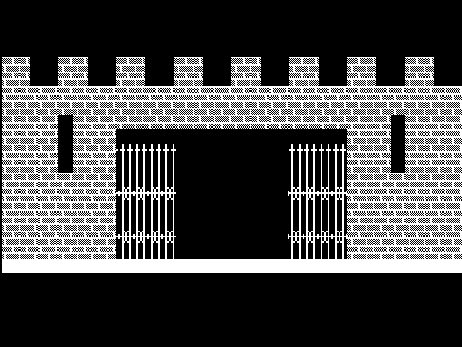 Раскрытие ворот замка скроллингом окон